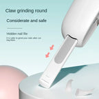 Built-in nail file extended from the clipper handle
