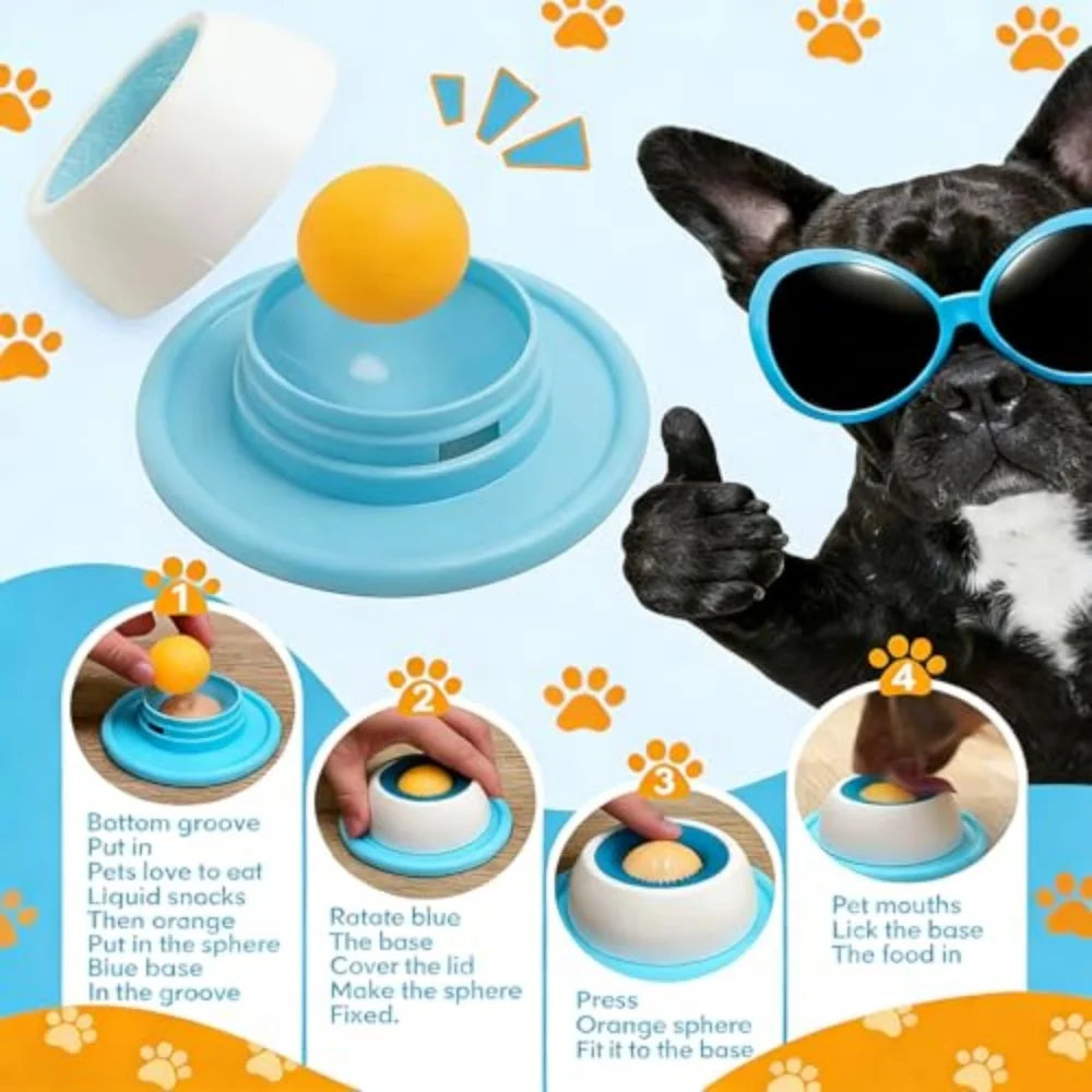 Rolling Lick Feeder for Dogs & Cats
