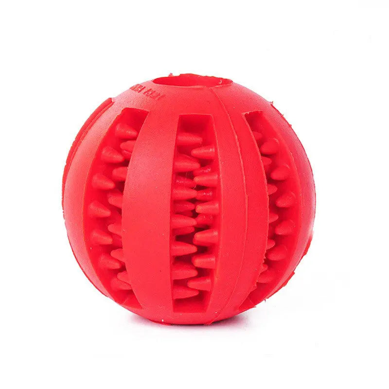 Rubber Treat-Dispensing Dog Ball — detail view 10
