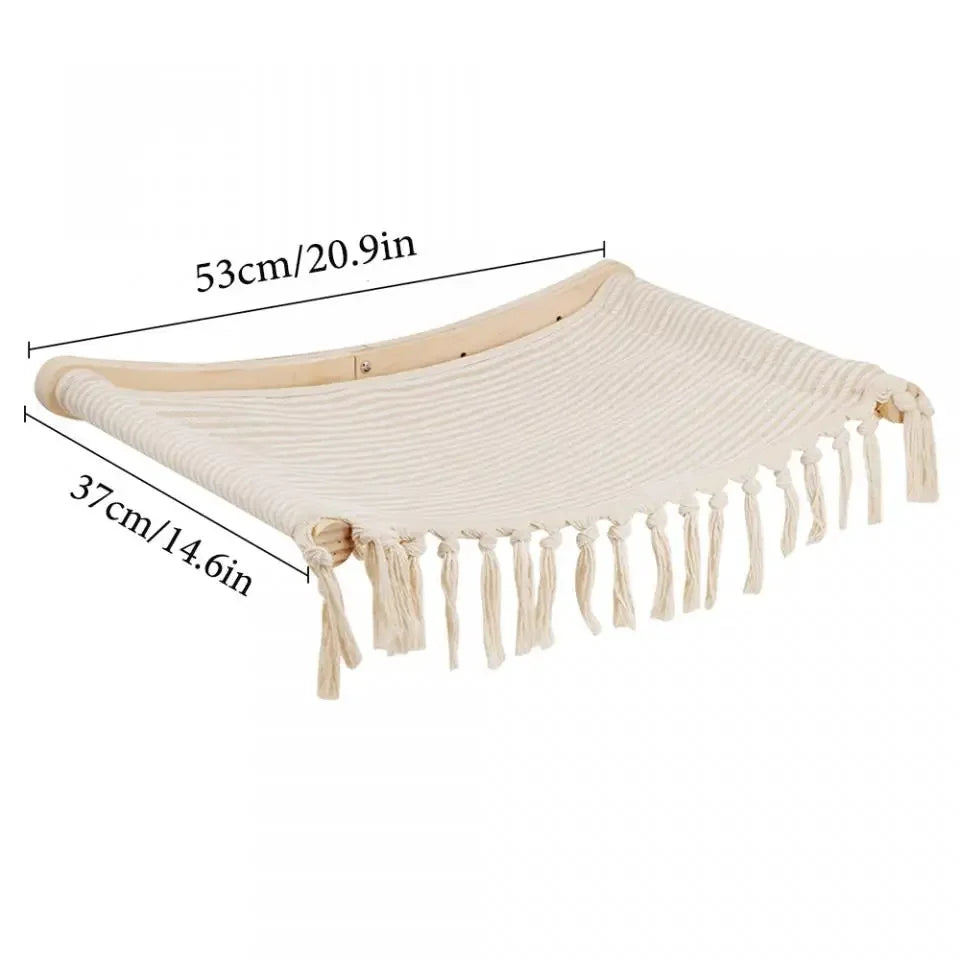 Cream fabric wall hammock dimensions