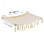 Cream fabric wall hammock dimensions