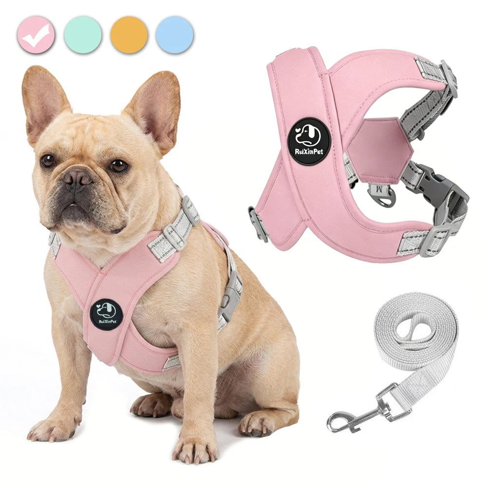 Reflective Adjustable Pet Harness Set product overview