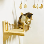 Pine & Sisal Wall-Mounted Cat Bridge