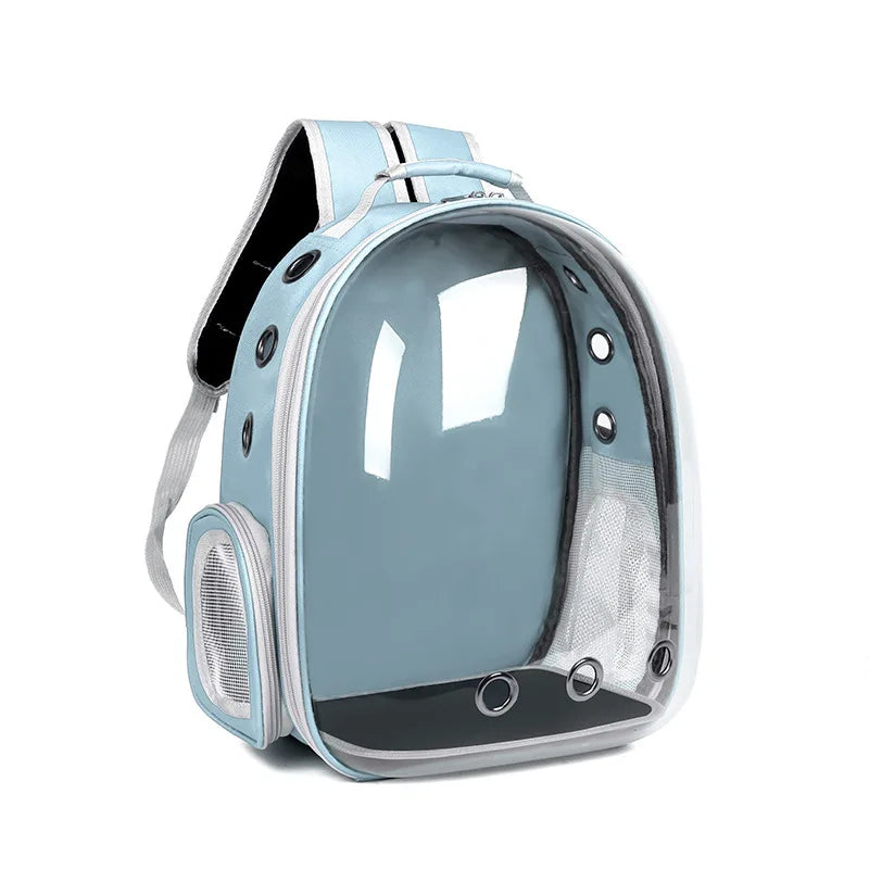 Light Blue Panoramic Pet Carrier Backpack