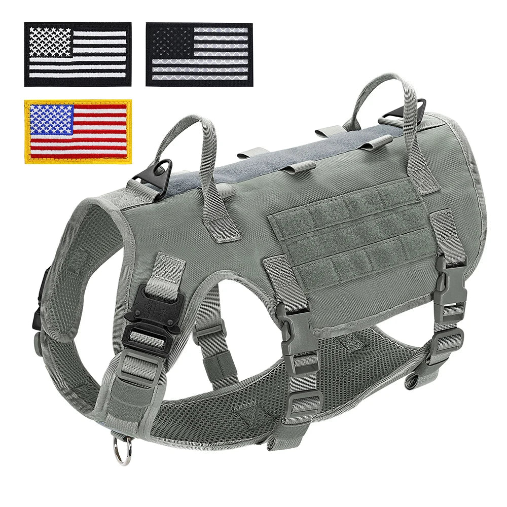 MOLLE-Style Tactical Dog Harness — product view 13