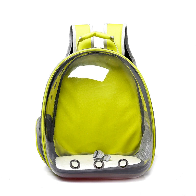 Yellow Panoramic Pet Carrier Backpack
