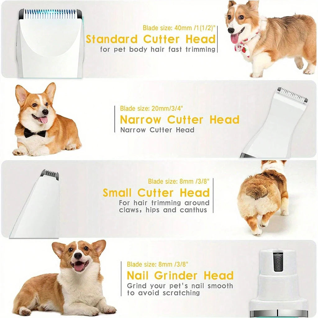 4-in-1 Rechargeable Pet Grooming Kit