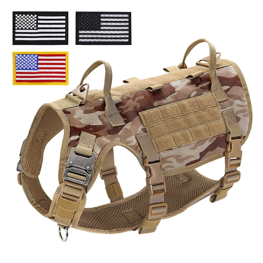 MOLLE-Style Tactical Dog Harness — product view 11