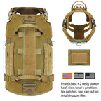 MOLLE-Style Tactical Dog Harness — product view 2