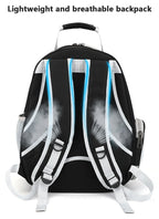 Padded shoulder straps and mesh back panel