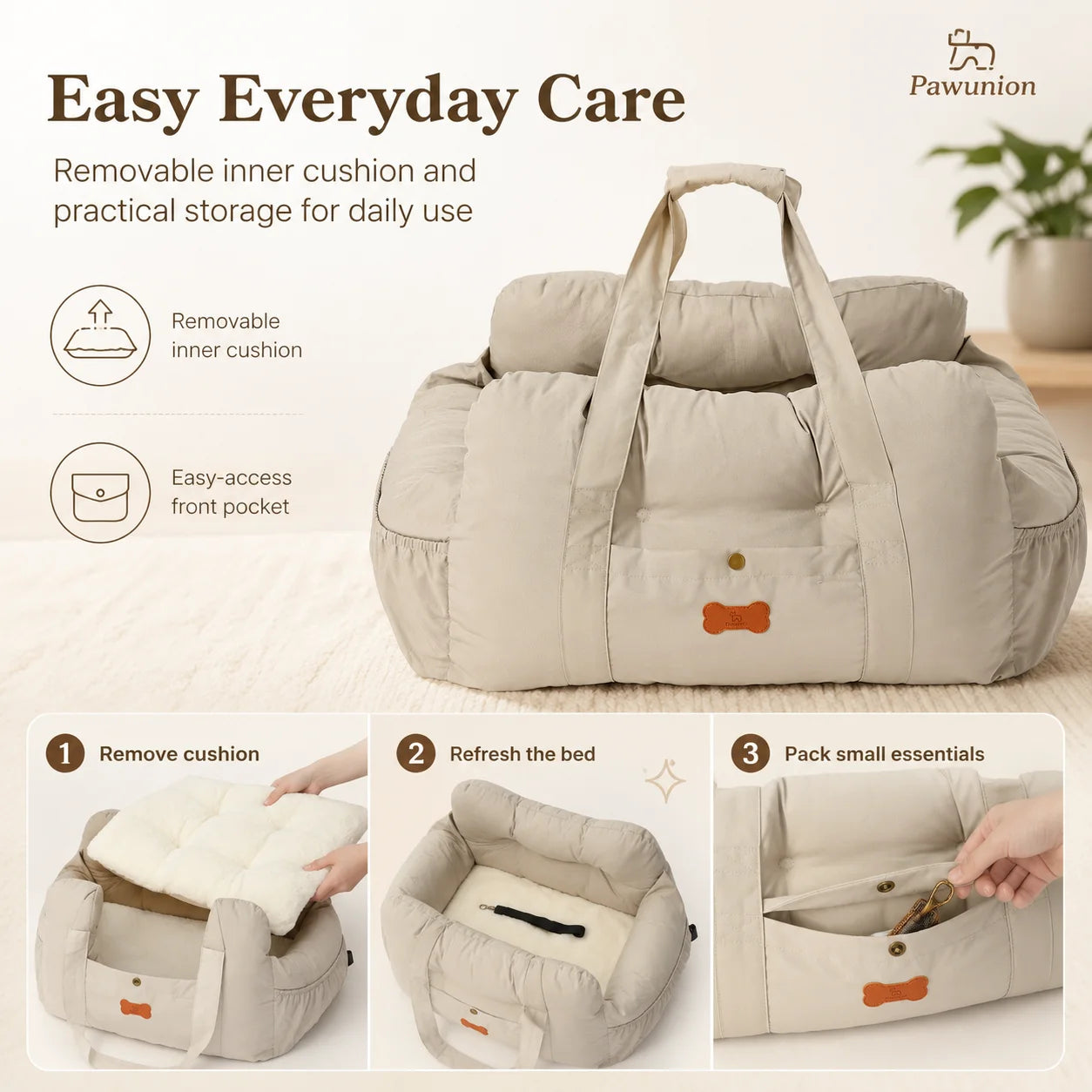 Dog Car Seat For Small Medium Dogs,