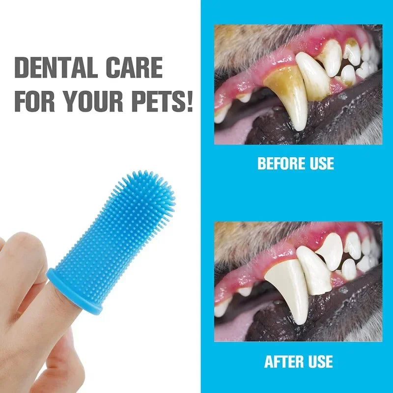 Silicone Pet Finger Toothbrush — detail view 3