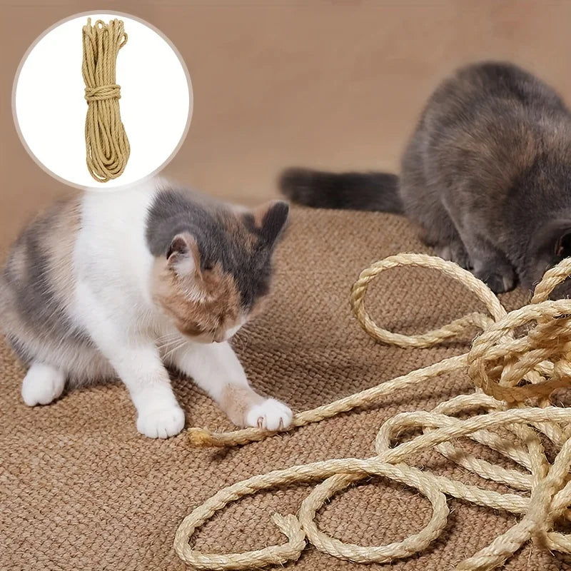 Natural Jute Rope for Cat Scratcher Repair